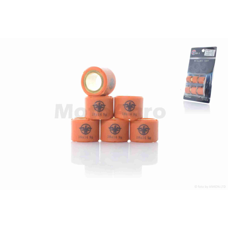Ролики варіатора  GY6 150  18-14  9.0g  "FF"