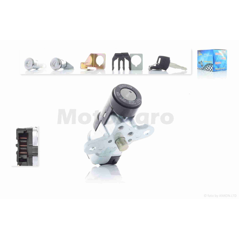 Замок запалювання к-кт  DIO AF35, AF27 FIT, TACT AF51 з діодом  "LIPAI"