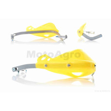 Защита рук на руль (пара) мото 33 "FHS" (желтая)