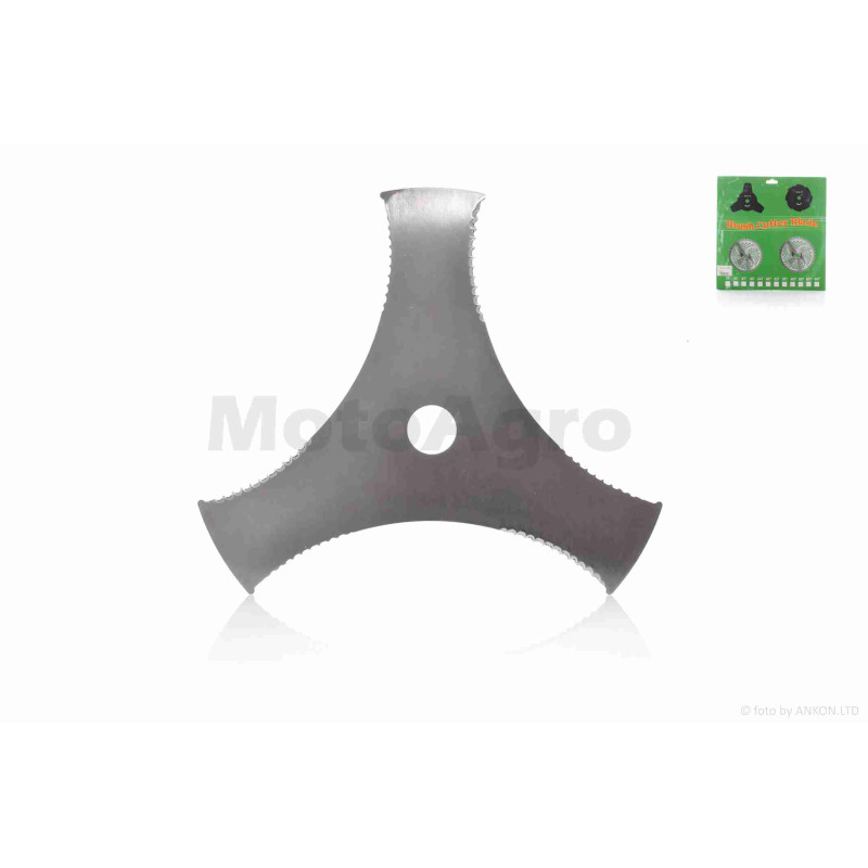 Ніж коси  3T  D255  d25.4  нержавіюча сталь із заточкою    (блістер, клас A)