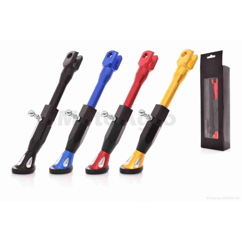 Підніжка стоянкова бічна універсальна, стайлінгова, алюміній, синя