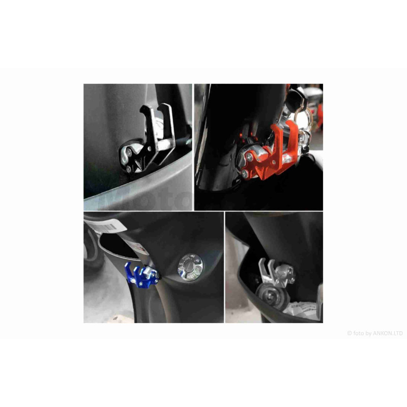 Крюк багажний  здвоєний  "HR"  (фіолетовий)