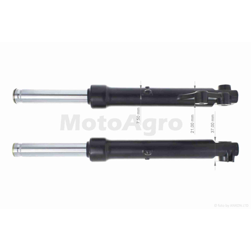 Амортизатори передні (пір'я)  WIND  d27  "LIPAI"