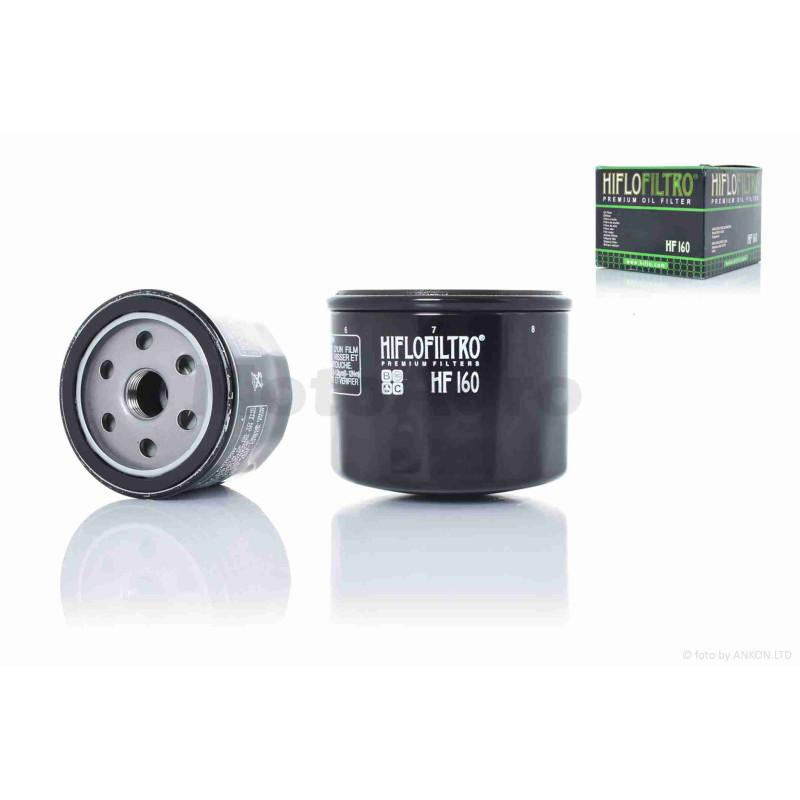 Фільтр масляний мото  HF160  D76/H62  "HIFLO"  ТАЙЛАНД