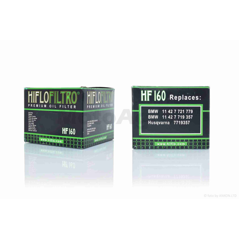 Фільтр масляний мото  HF160  D76/H62  "HIFLO"  ТАЙЛАНД