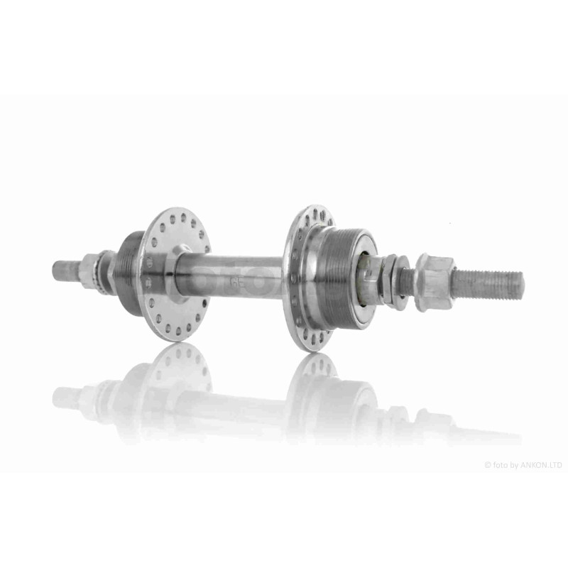 Втулка заднього колеса  БАЙК  (сталева, під 36 спиць під дискове гальмо)