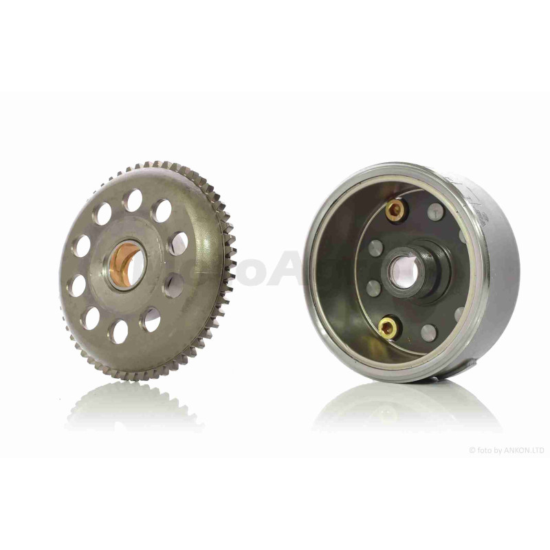 Магніт генератора  CB125/150  +обгінна муфта у зборі  "LIPAI"