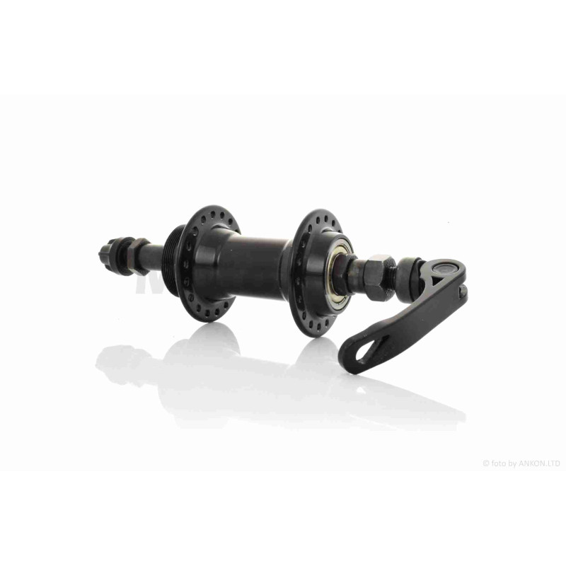 Втулка заднього колеса (алюмінева, 36 спиць, з ексцентриком, чорна)