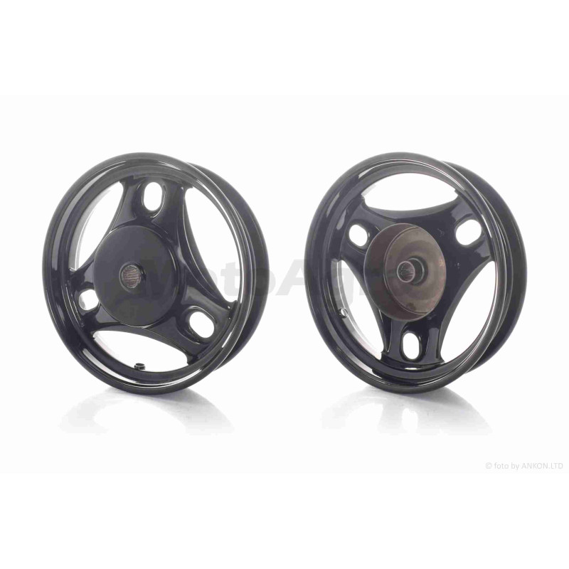 Диск колеса задній  10"-2.15  LETS 1/2/3  T18  залізний  (чорний)