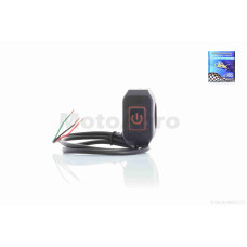 Блок кнопок керма на TTR мотоцикл 125 на квадроцикл A T V пуск "LIPAI" (червона кнопка)