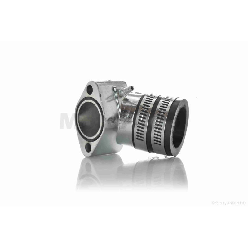 Колектор впускний карбюратора  GY6 150  метал, тюнінг  (хром)