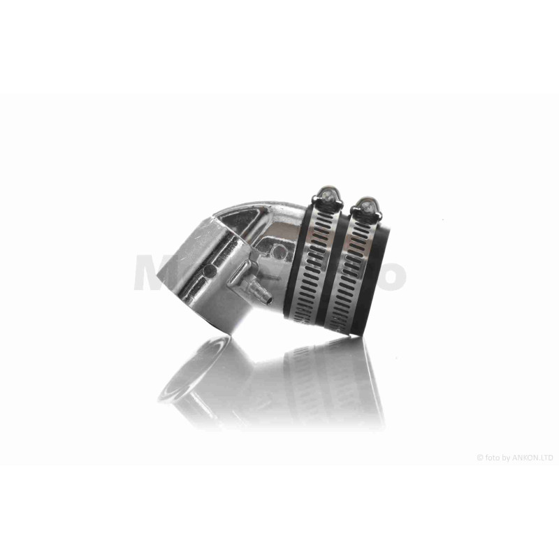 Колектор впускний карбюратора  GY6 150  метал, тюнінг  (хром)