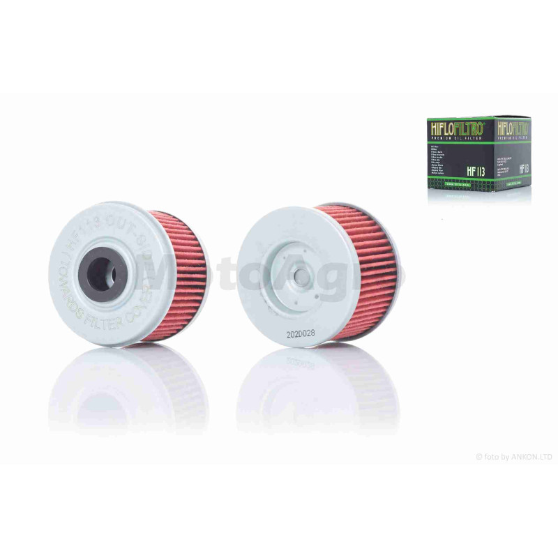Фільтр масляний мото  HF113  D50/H38  "HIFLO"  ТАЙЛАНД