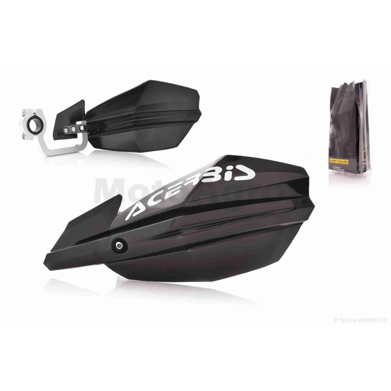 Защита рук на руль (пара)  мото  #X-FORCEHANDGUARD1  "ACERBID"  (черная)