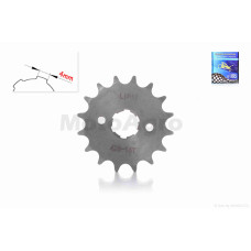 Зірка трансмісії передня на мотоцикл CB-CG 428-16T