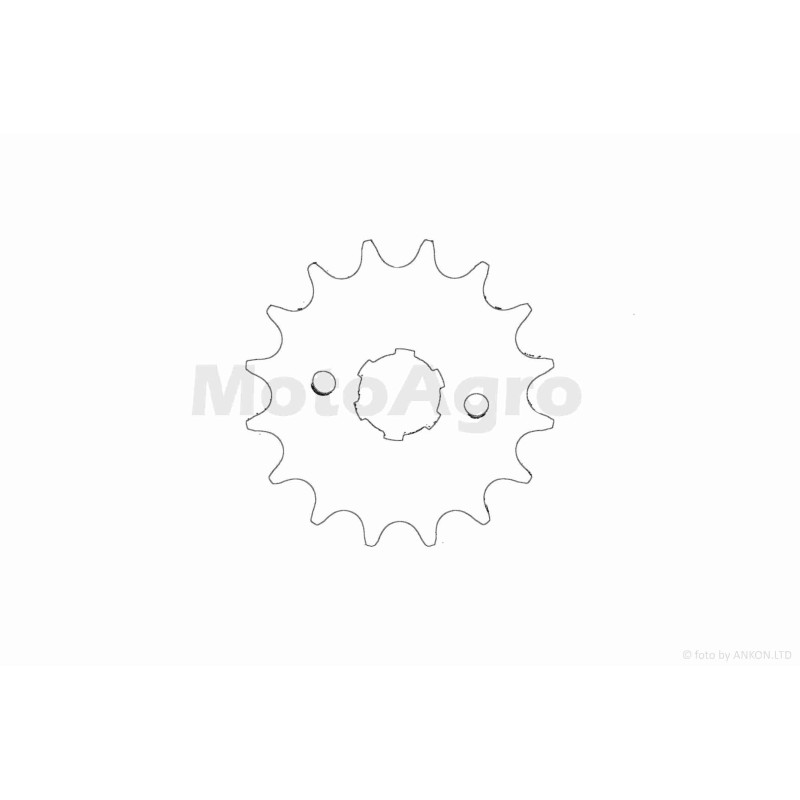 Зірка трансмісії передня  CB/CG  428-16T  "LIPAI"