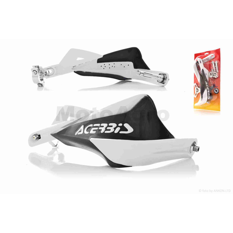 Захист рук на кермо (пара)  мото  #5  "ACERBID"  (чорний)