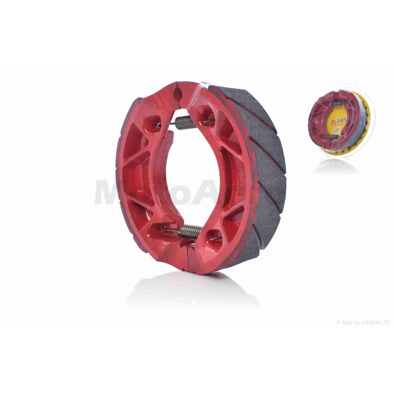 Колодки тормозные (барабан)  YBR 125  задние, D120  "LIPAI"