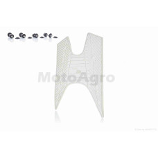 Пластик на скутер хонда діо AF18/25 килимок (+кріплення білий)