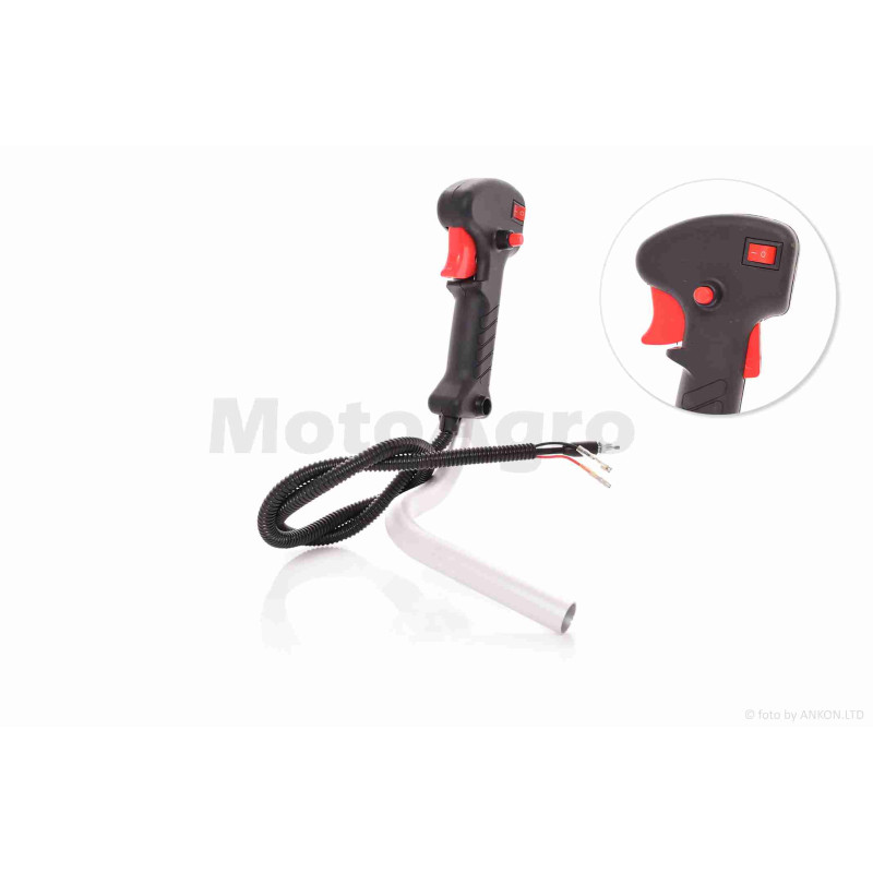 Ручка керма коси  права (газу)  +кермо (широка клавіша)  #1