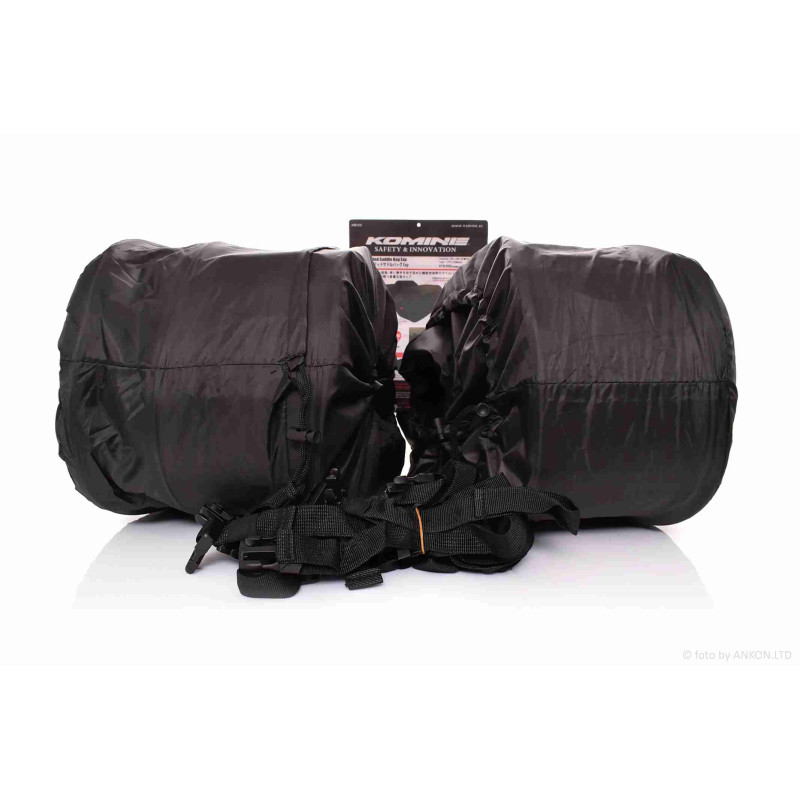Кофри бічні  "KOMINE"  під карбон  +дощовики