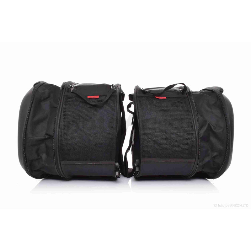 Кофри бічні  "KOMINE"  під карбон  +дощовики