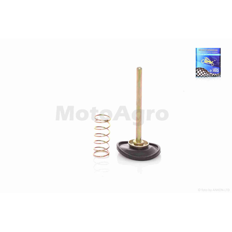 Мембрана карбюратора прискорювальна GY6 80 довга нога +пружина "LIPAI"