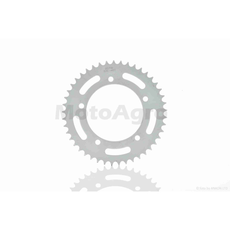 Зірка трансмісії задня  5-136/84, d125, D232  520-45T  LX500/500R  "SDTW"  (silver)