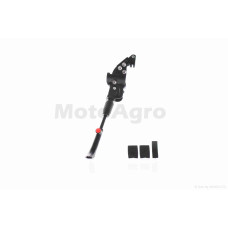 Підніжка стоянкова збоку на велосипед з притиском (чорна)