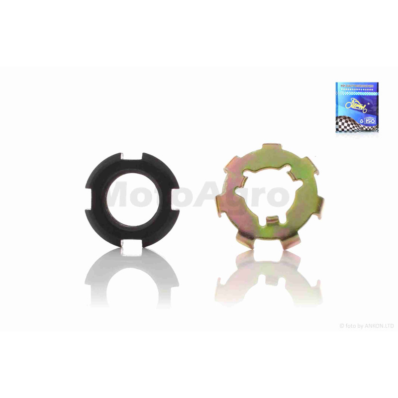 Гайка зчеплення  Delta  d14  +шайба зчеплення  "LIPAI"