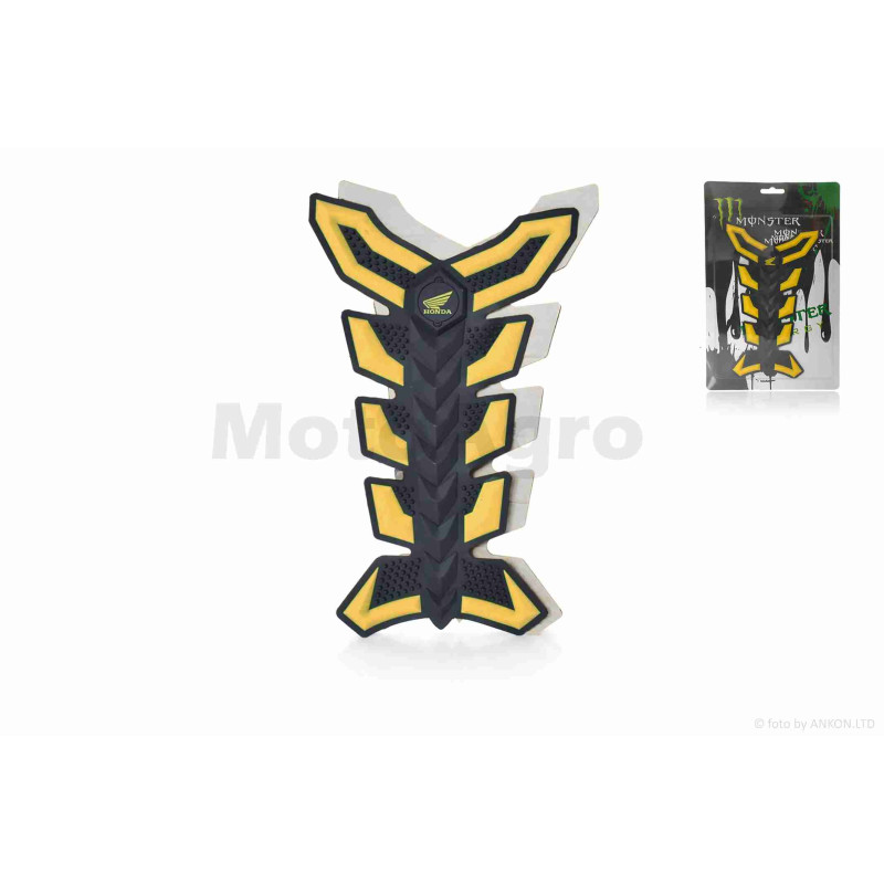 Наклейка на бак  "MONSTER"  жовта  #4  #уцінка