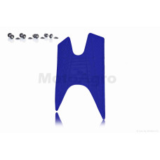 Пластик на скутер хонда діо AF18/25 килимок (+кріплення синій)