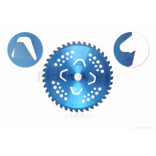 Ніж коси 40T D255 d25.4 побідит СОКОЛ-4T (синій)