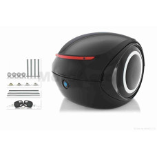 Кофр 32L 350*350*260mm 1737 (чорний глянсовий крапля)