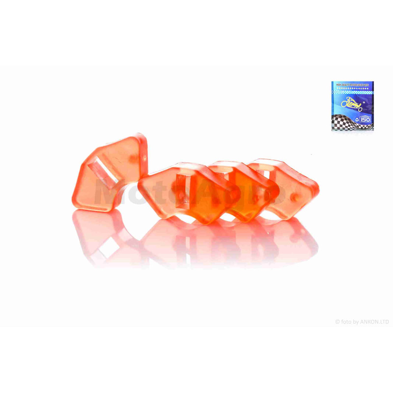 Гумки демпферні колеса  Delta  силікон, червоні  "LIPAI"