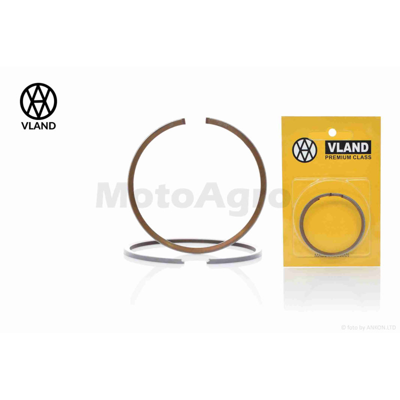 Кільця к-кт DIO ZX, JOG +0.75 40.75 h-1.5 обміднені "VLAND" (JCC) ТАЙВАНЬ (блістер)