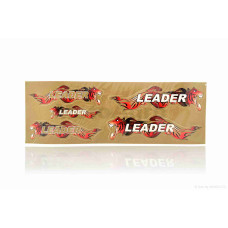 Наклейка на скутер хонда леадER (480-165mm золото)