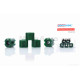 Втулки ковзання штанги коси к-кт  23.5-8mm  5шт  авіакомпозит  +силікон зелені