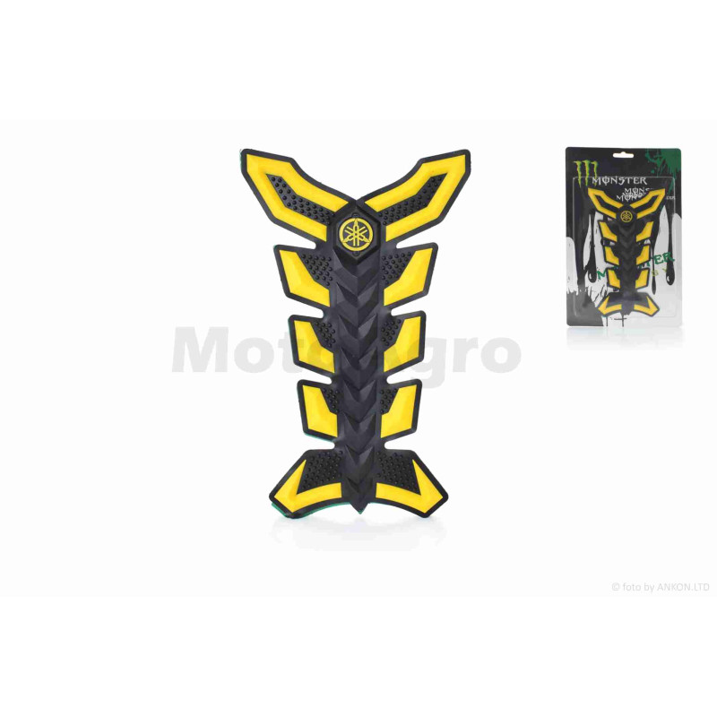 Наклейка на бак  "MONSTER"  жовта  #3  #уцінка