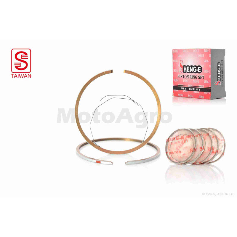 Кільця к-кт AD50, LETS 65cc +0.25 44.25 "SEE" (Sheng-E) ТАЙВАНЬ [5 комплектів]