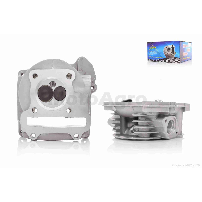 Головка циліндра  GY6 80/100  50mm  гола  +клапани  d20.1/22.9mm  "LIPAI"