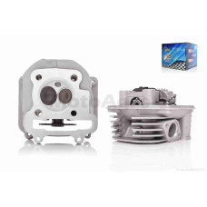 Головка циліндра на китайський скутер 150 D57.4 d23/28 у зборі без кришки "LIPAI"