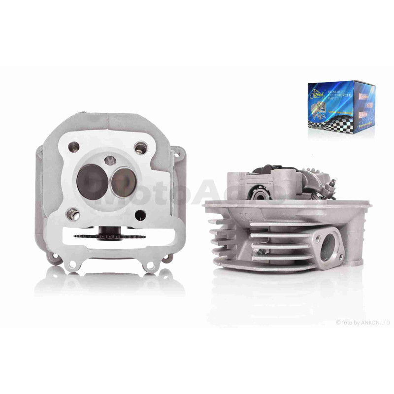 Головка циліндра  GY6 150  D57.4, d23/28 у зборі, без кришки  "LIPAI"