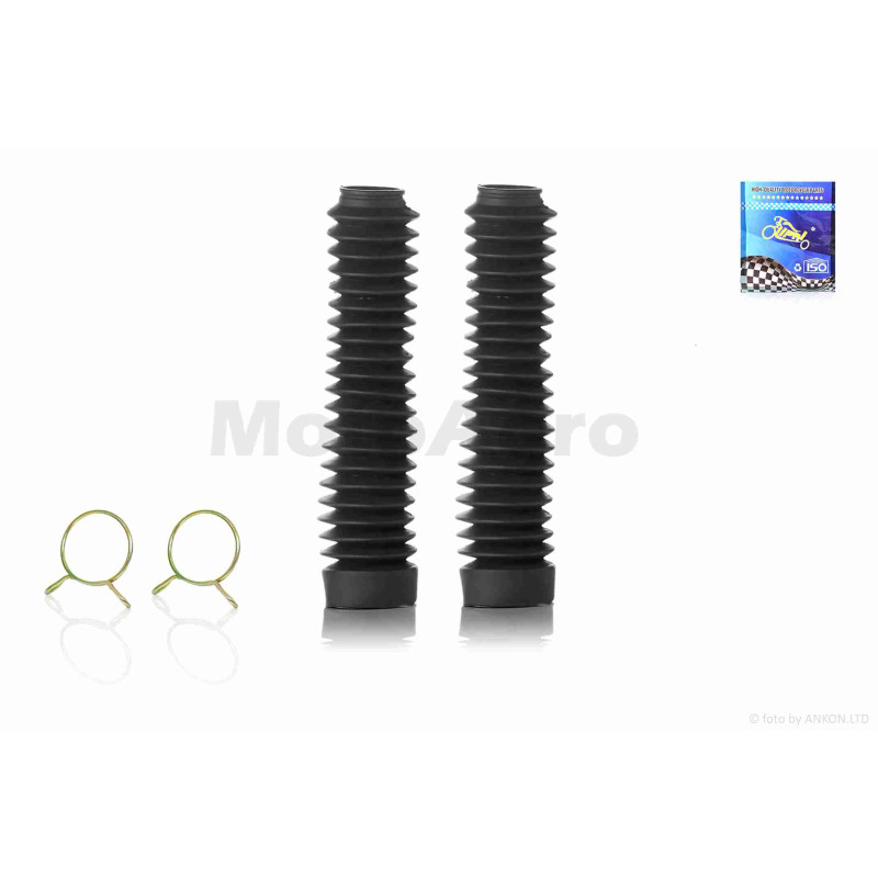 Гофри вилки  універсальні  d-25/45, L-200  чорні  +хомути  "LIPAI"