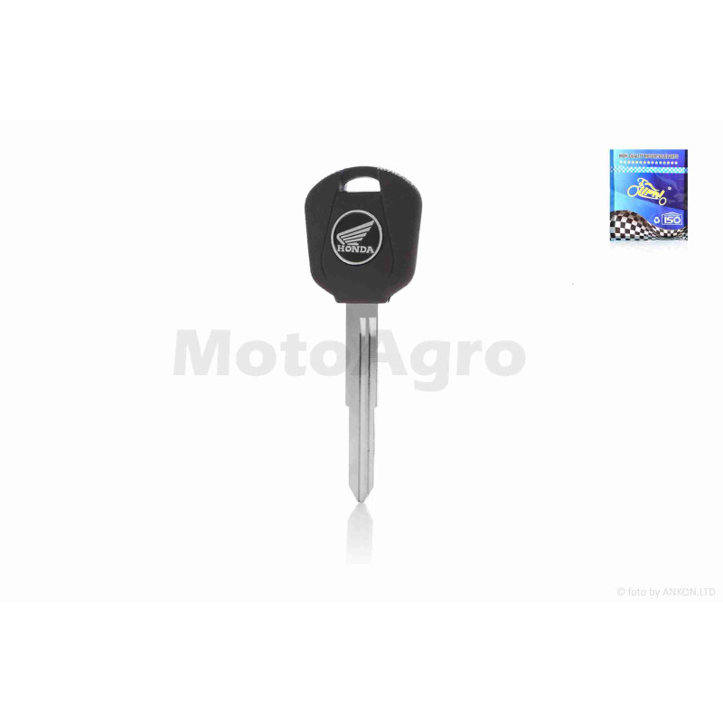 Ключ замку запалювання (заготівля)  Honda  чорний  "LIPAI"