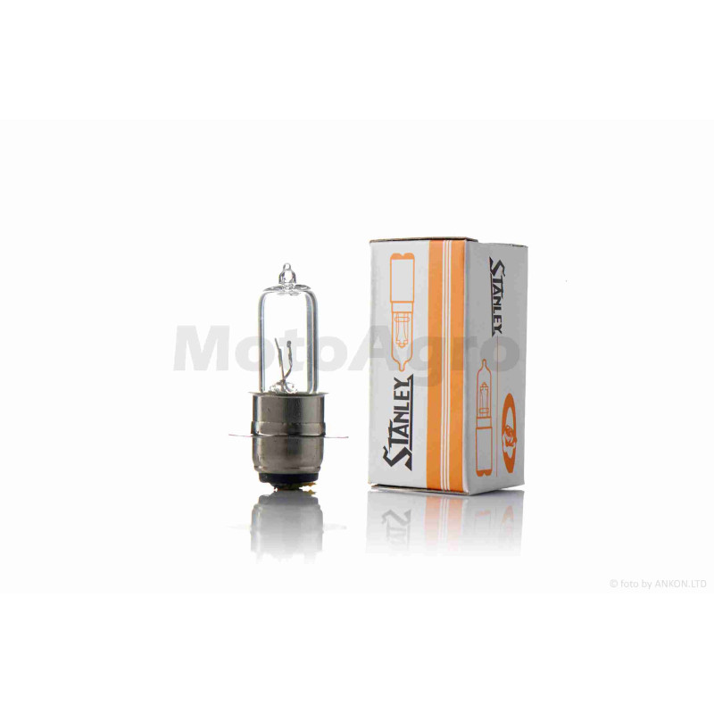 Лампа фари P15D-25-1 12V18/18W 1 вус, біла "STANLEY"