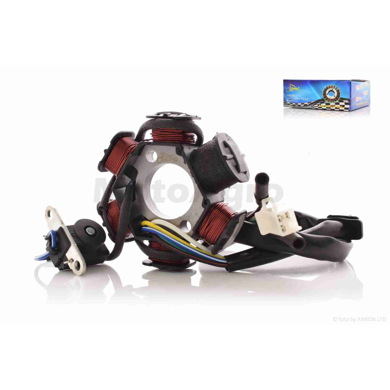 Генератор (статор)  GY6 150  5+1  "LIPAI"