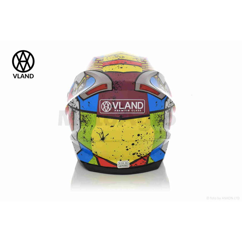 Шолом інтеграл  "VLAND"  #M62  мультиколор, M