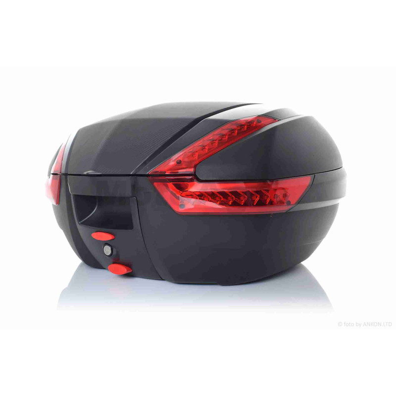Кофр  85L  590*455*325mm  #898/2  поліпропіленовий, переносний, діодний габарит+стоп-сигнал  "LIPAI"