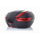 Кофр  85L  590*455*325mm  #898/2  поліпропіленовий, переносний, діодний габарит+стоп-сигнал  "LIPAI"